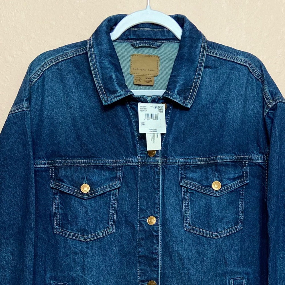 American Eagle Ex-Boyfriend Denim Jacket - Picture 4 of 7